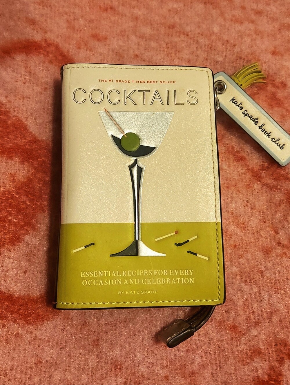 Kate Spade Cocktails Book Wallet Card Holder